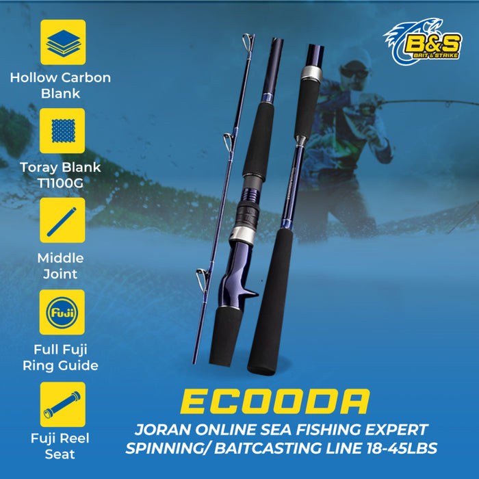 ECOODA Online E Series EBTX II Light Boat Rod - JP114