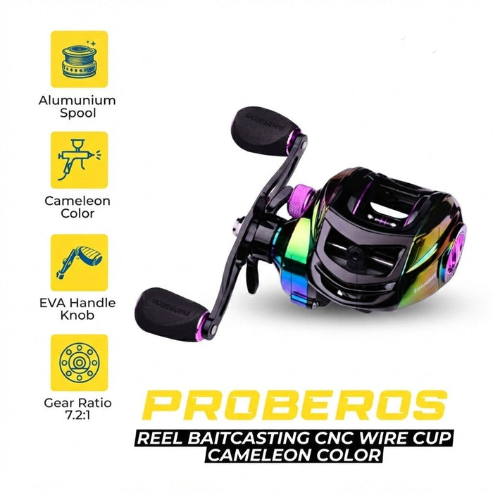Reel Baitcasting Proberos CNC CHAMELEON - RP103