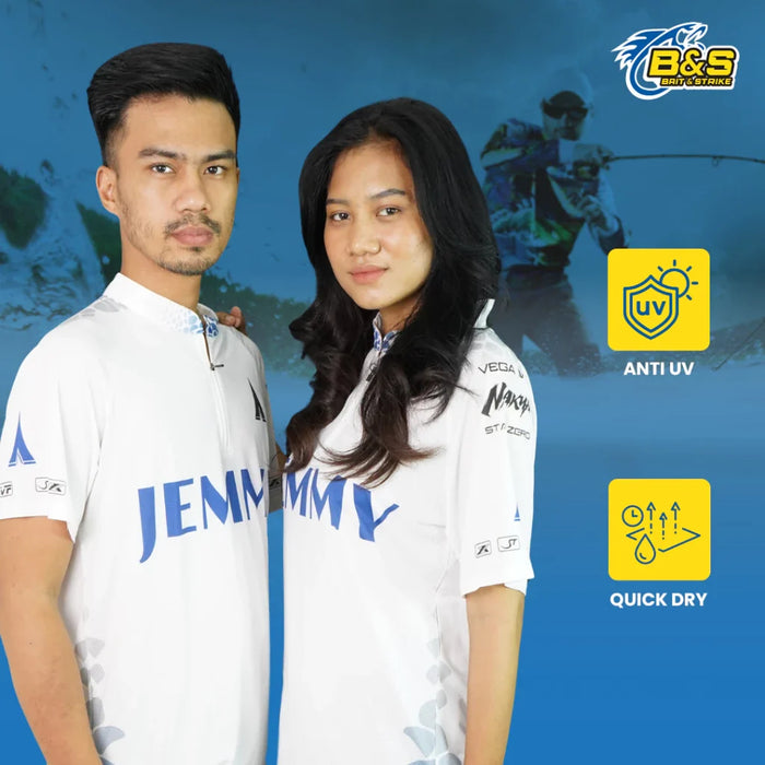 JEMMY JERSEY FISHING SPORT DRY FIT LENGAN PENDEK (BASS) DRYFIT PENDEK
