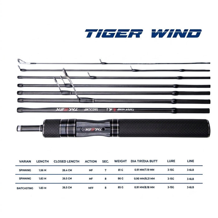 Treigek Joran Tiger Wind - JP048