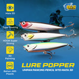BNS Pencil WTD Popper Mata 3D 5.5g/10g/15g - LP224