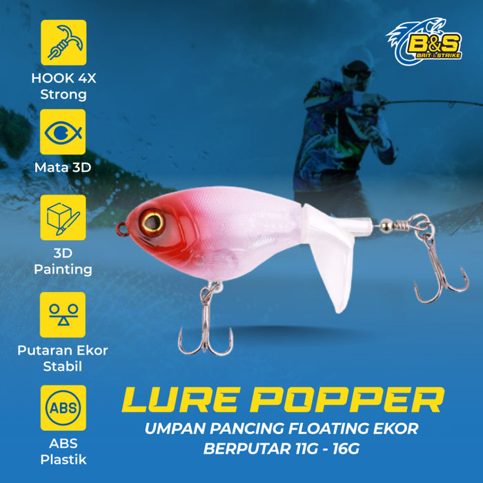 Lure Propeller Floating Ekor Berputar 11g/16g - MN127