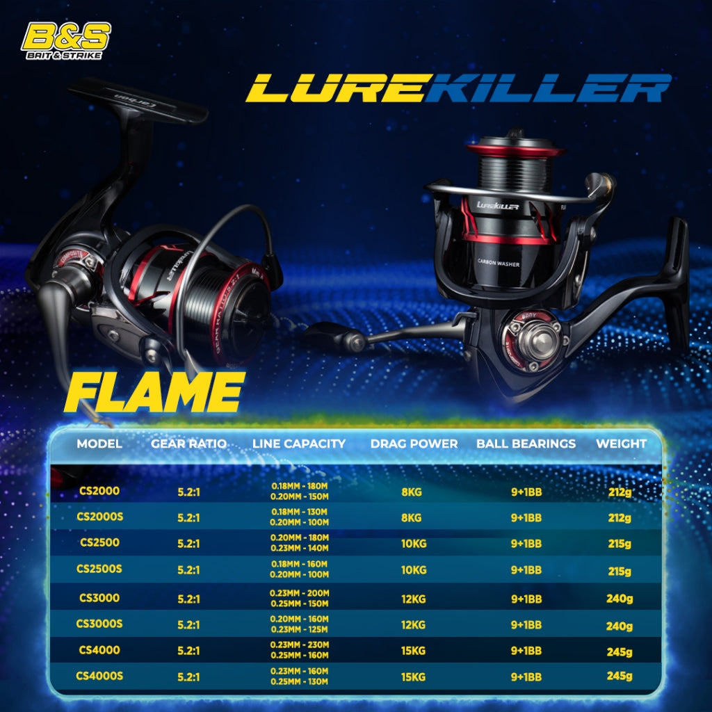 LUREKILLER FLAME KS Reel Spinning - RP006