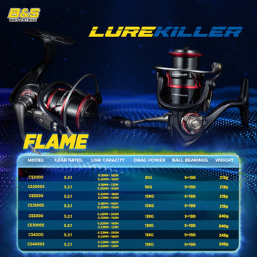 LUREKILLER FLAME KS Reel Spinning - RP006