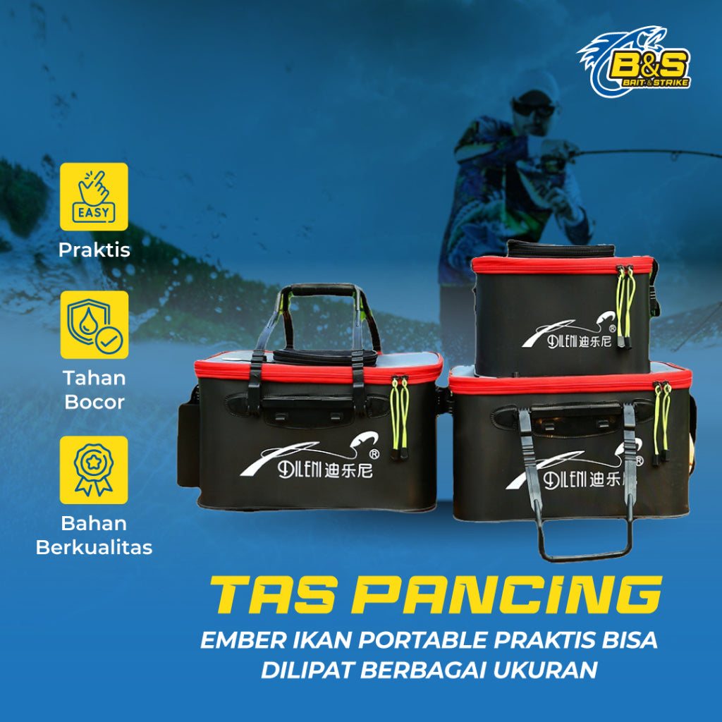 Ember Ikan Portable Fishing Bucket - TM058