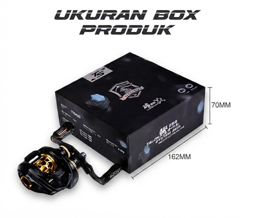 Reel Baitcasting Proberos YACUYU BLACK - RP108