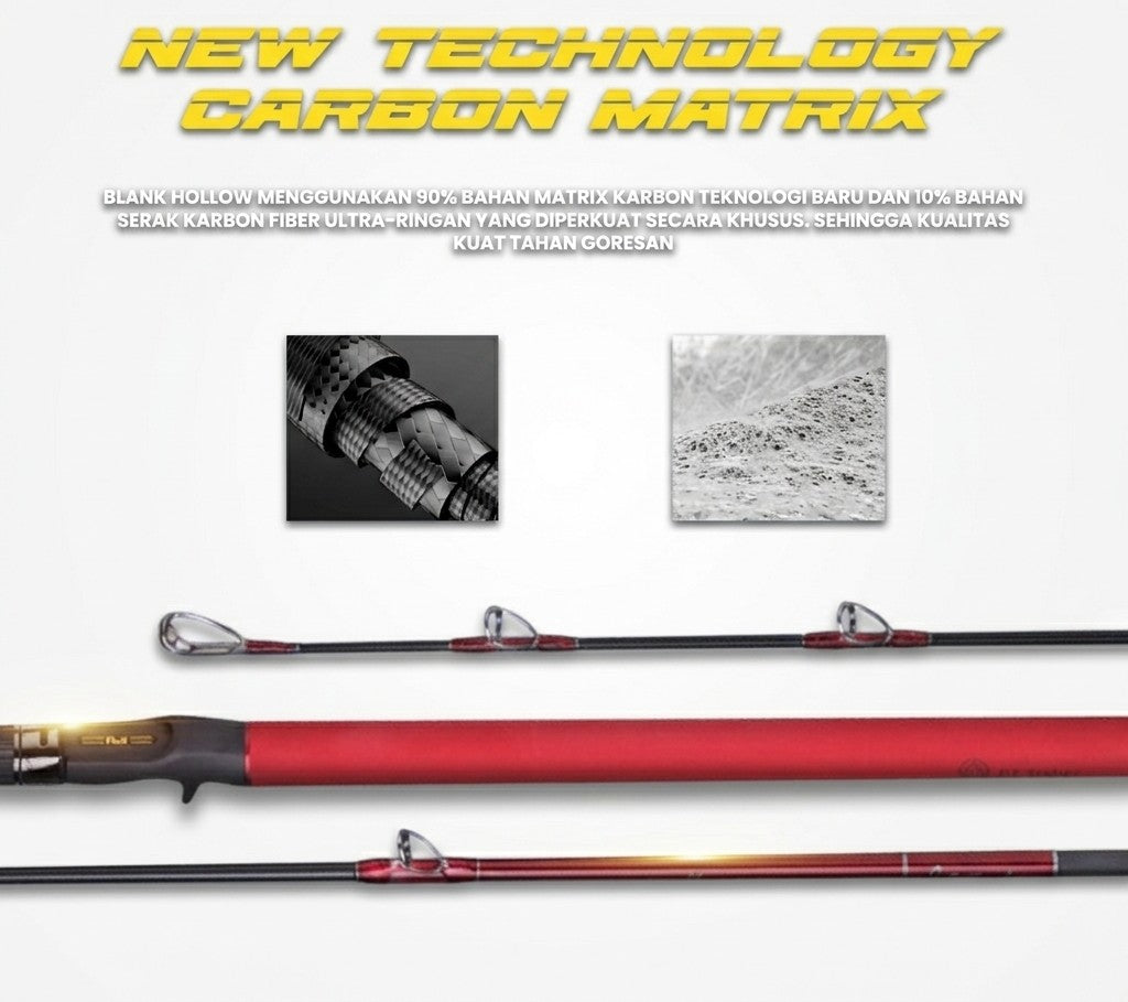 GT Fisher Red Light General Rod - JP144