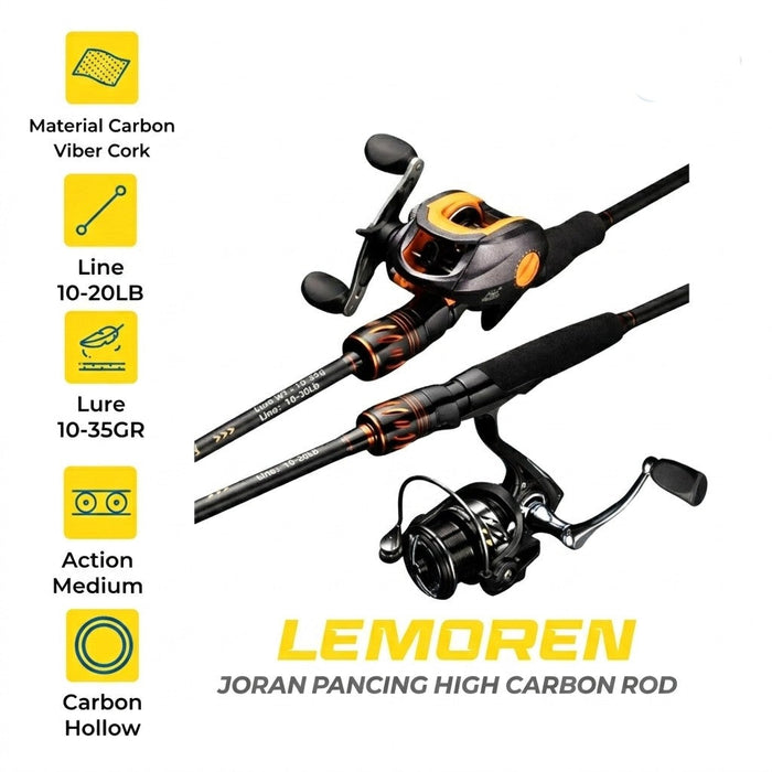 Lemoren Lizard High Carbon Rod - JP056