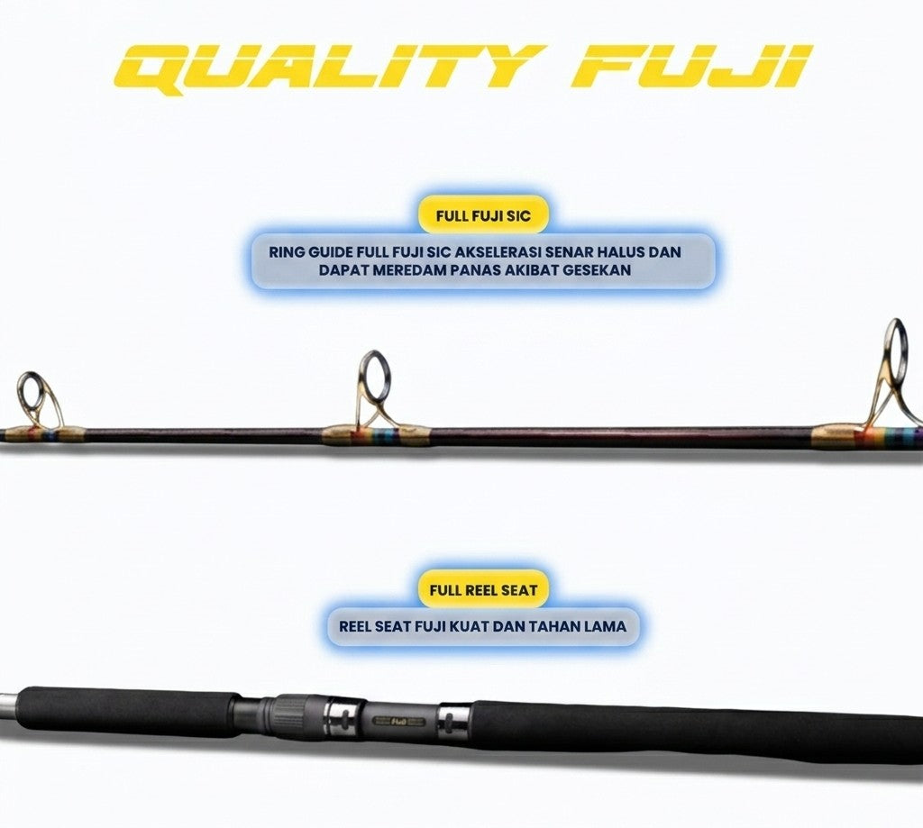 GT Fisher Rainbow Rod Popping - JP139