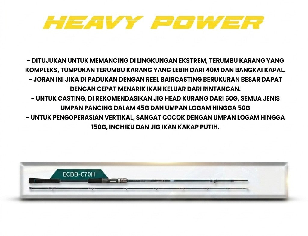 Ecooda Sea Bass Rod Line - JP136