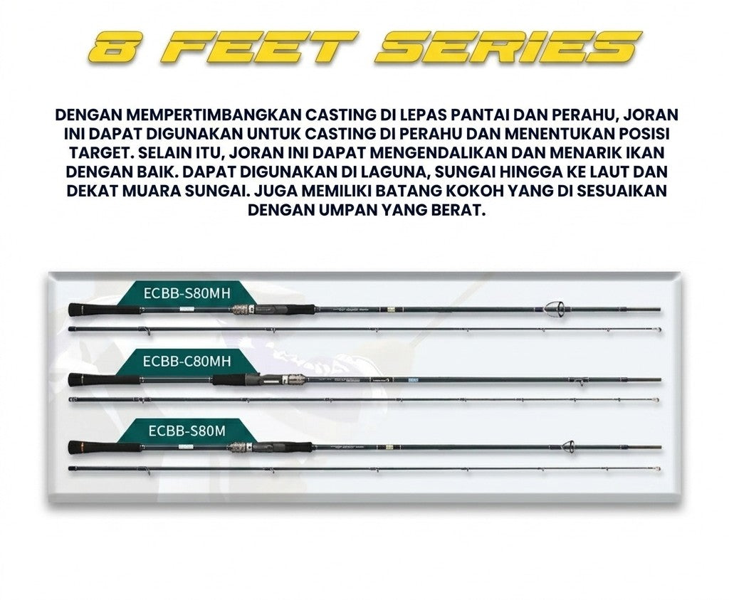 Ecooda Sea Bass Rod Line - JP136