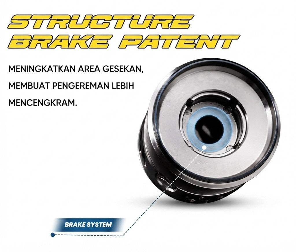 Reel Spinning Ecooda BLACK THUNDER - RP075