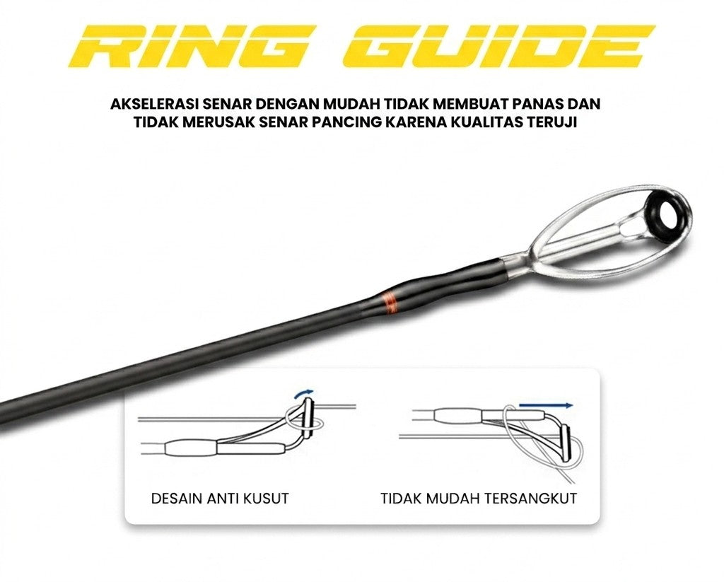 Lemoren Lizard High Carbon Rod - JP056