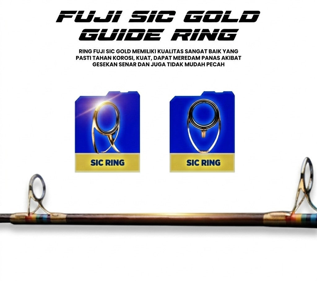 GT Fisher Rainbow Rod Popping - JP139