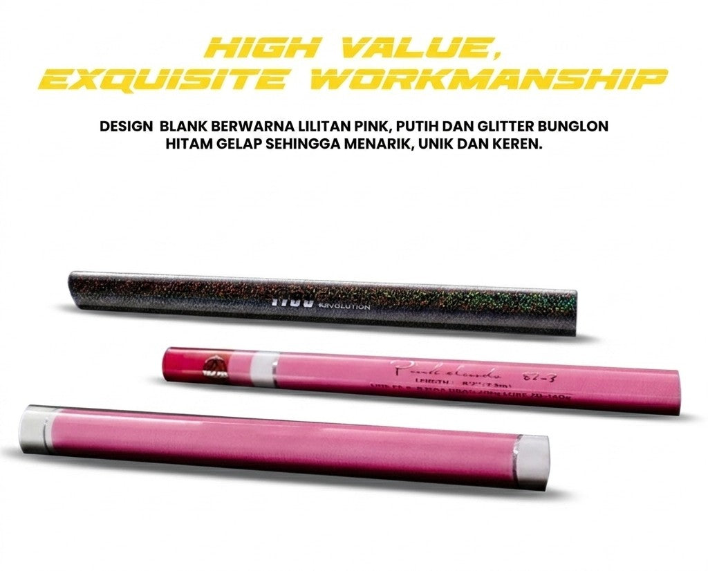 GT Fisher Pink Clouds Series Popping Rod - JP140