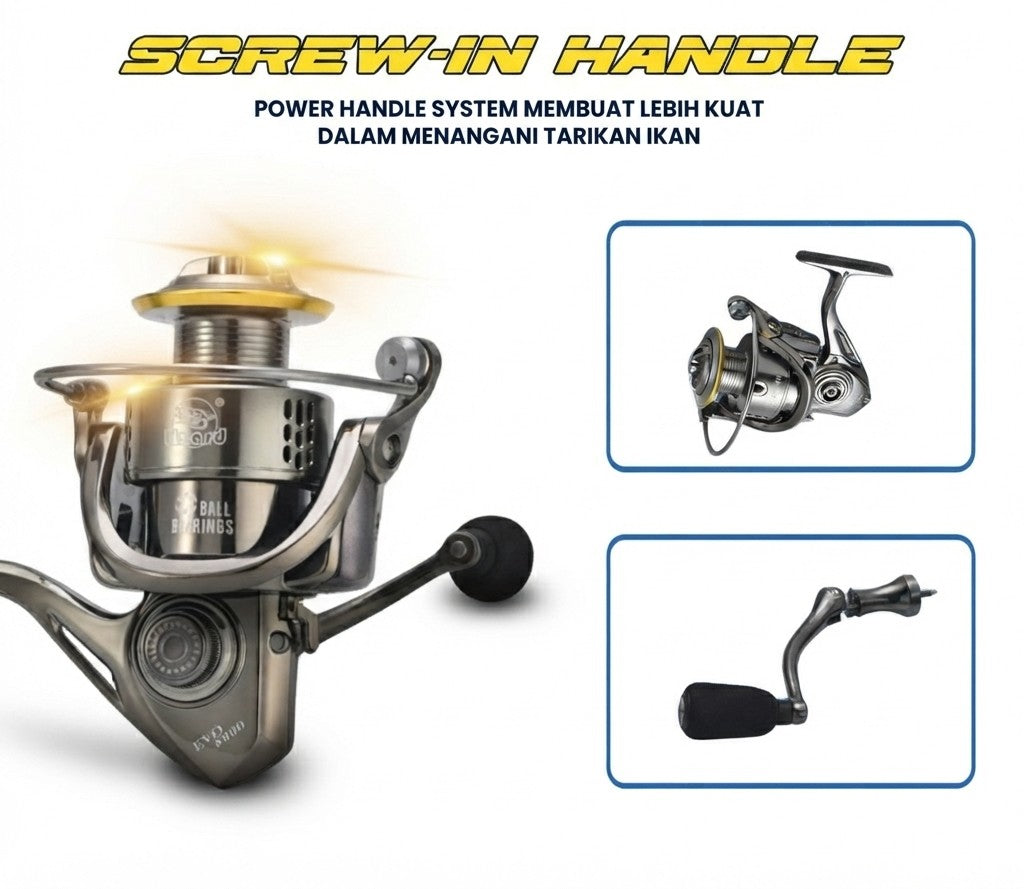 Reel Spinning Lizard Power Handle - RP030