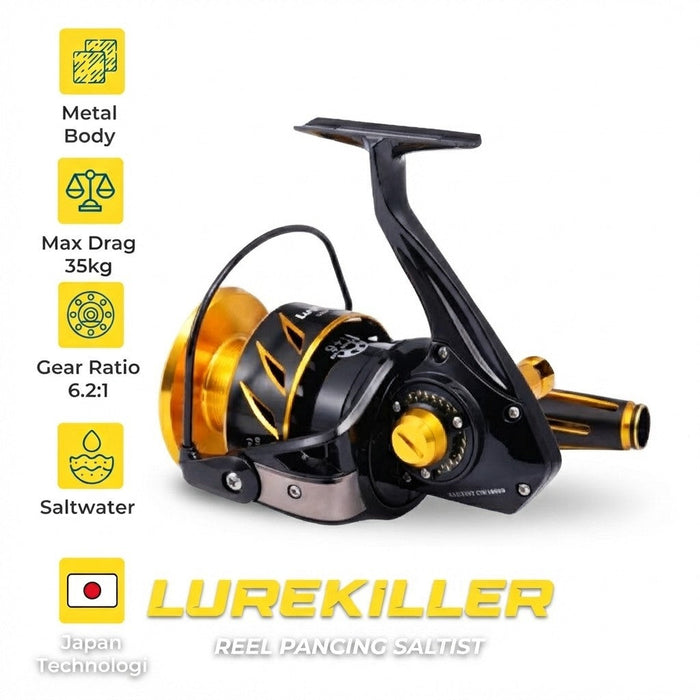 Reel Spinning Lurekiller SALTIST CW - Rp009