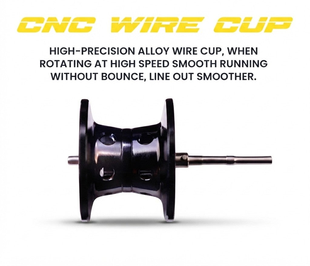 Reel Baitcasting Proberos CNC WIRE CUP - RP102