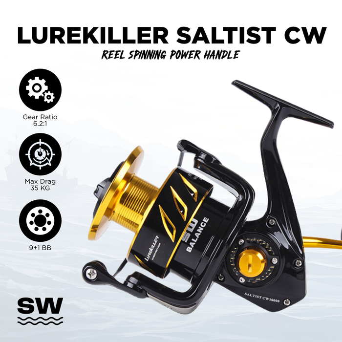 Reel Spinning Lurekiller SALTIST CW - Rp009