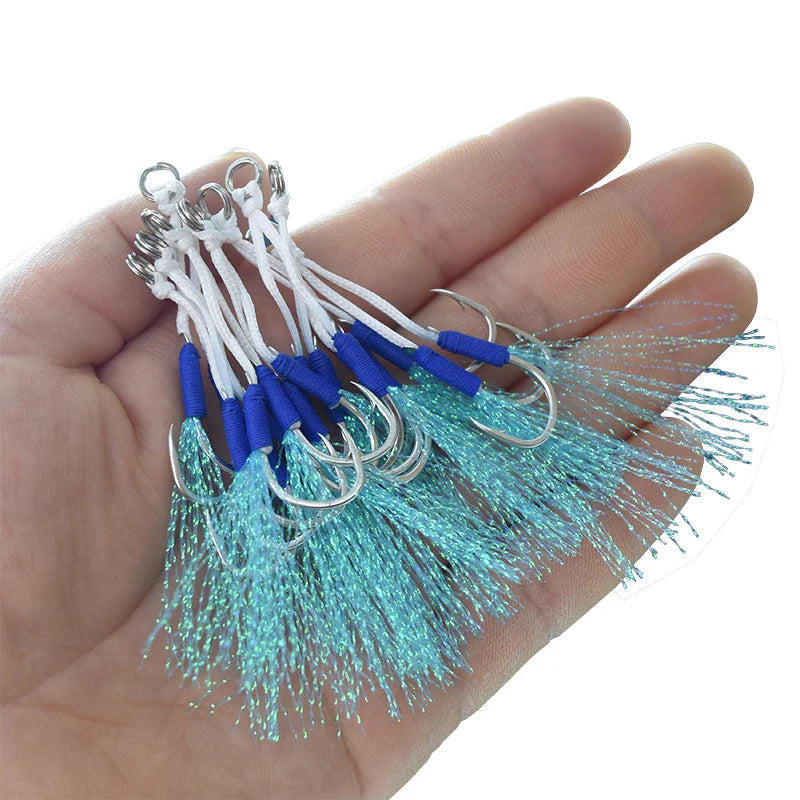 Lure Killer Assistant Hook Metal Jig Jigbait Kail Double Hook HJ017