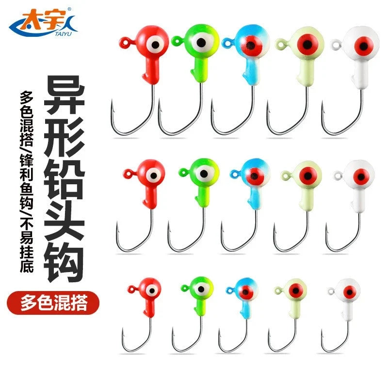 jig head warna random 1.75g/3,5g/5g isi 10pcs / 15pcs / 20pcs KUP018