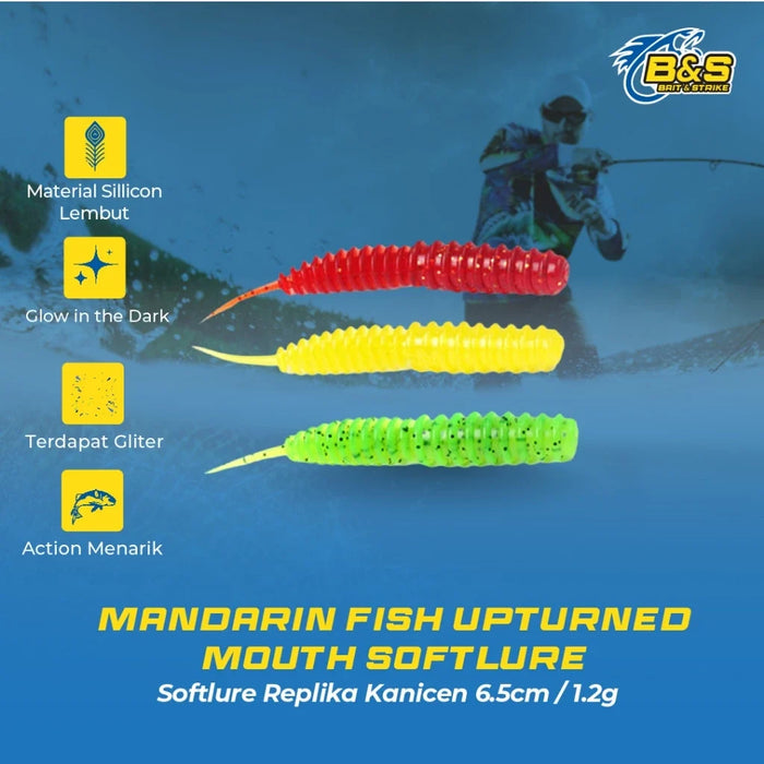 softlure replika kanicen 6.5cm / 1.2g softlure isi 10pcs/pack