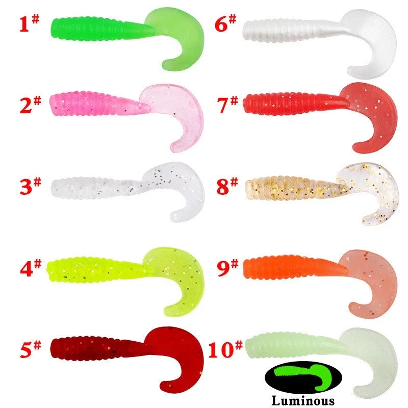 Paket softlure 40pcs + jig head_SET_JIGHEAD