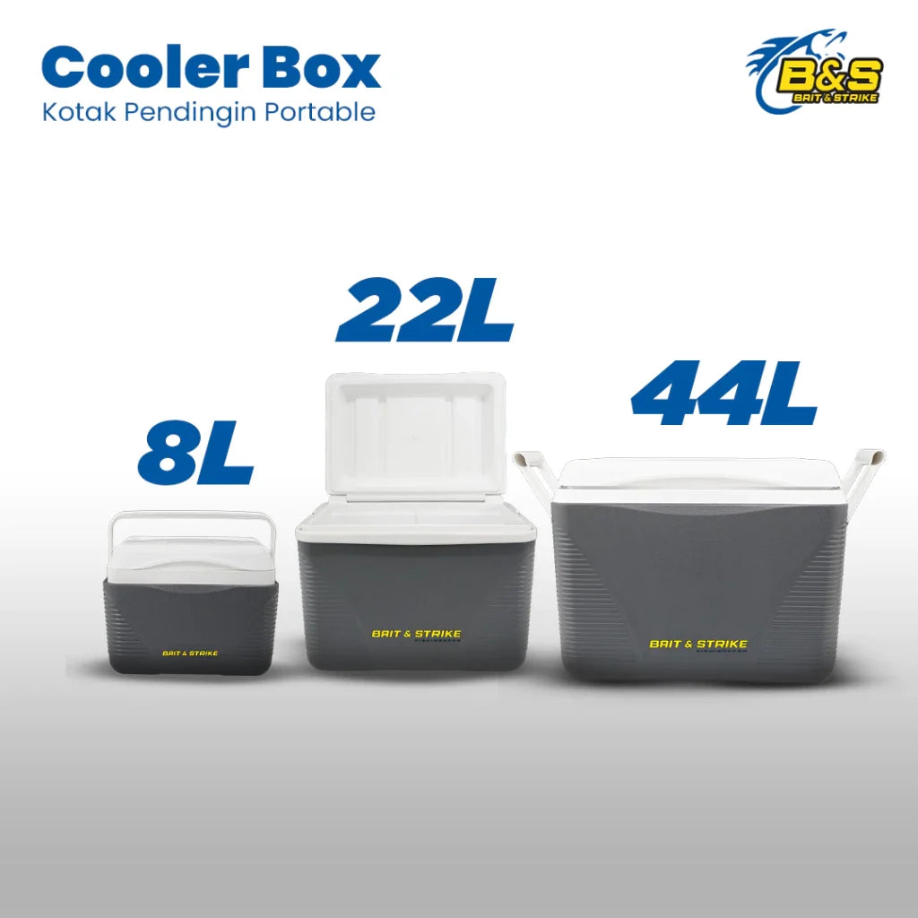 COOLER BOX 8L/10L/22L/44L/50L/75L/120L KOTAK PENDINGIN PORTABLE OUTDOOR / FISHING