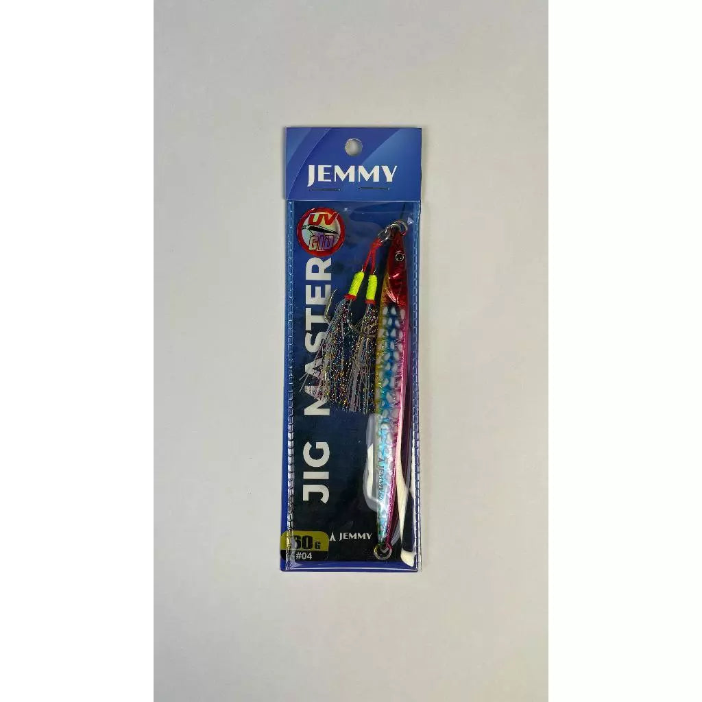 JEMMY Metal Jig New Design 3D Printing GID 60G Hook Super Kuat MJ103
