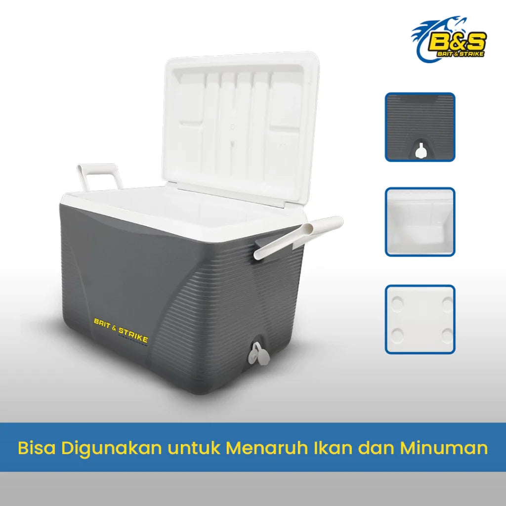 COOLER BOX 8L/10L/22L/44L/50L/75L/120L KOTAK PENDINGIN PORTABLE OUTDOOR / FISHING