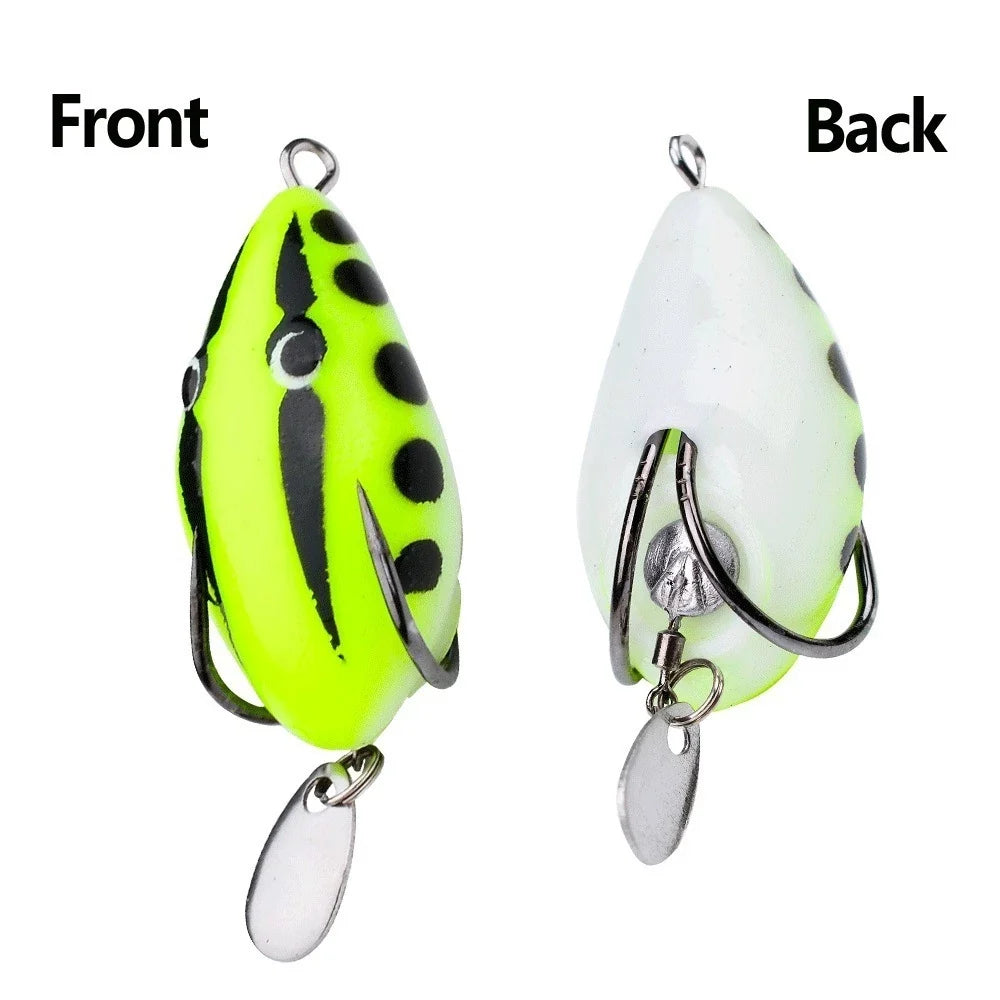 PROBEROS Umpan pancing soft frog 5g/4cm umpan soft frog terdapat blade di ekor