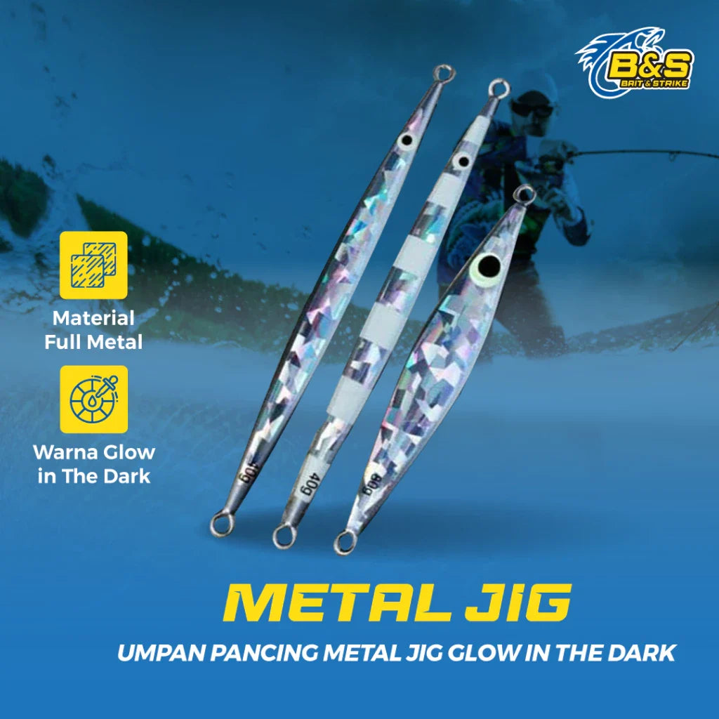 LureKiller Umpan Mancing Pancing Metal Jig Jigging 30-250G MJ044