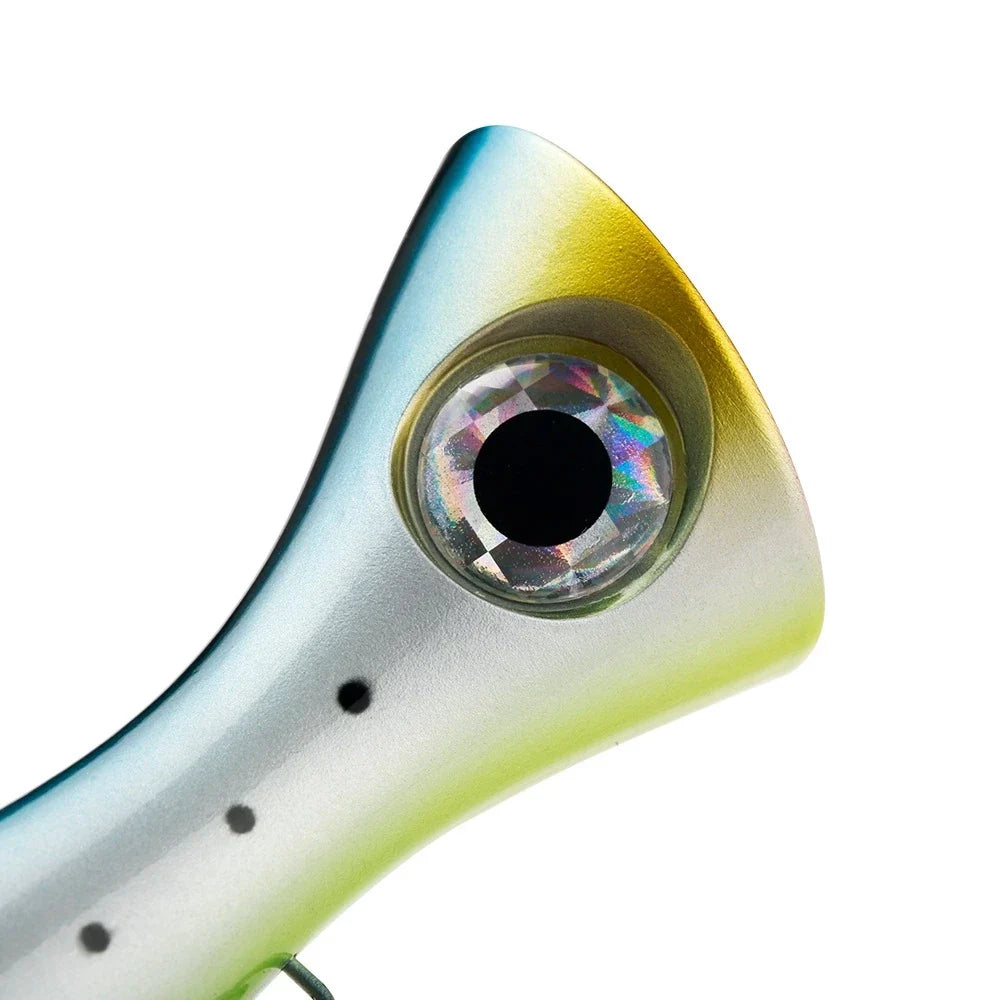 Lure popper 31g 95mm umpan popping killer mata 3D BNS LP221