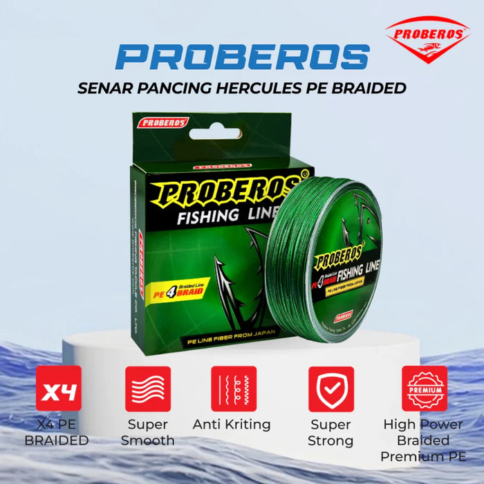 PROBEROS Benang PE 5 WARNA 100M kualitas kuat dan halus SP008_WARNA