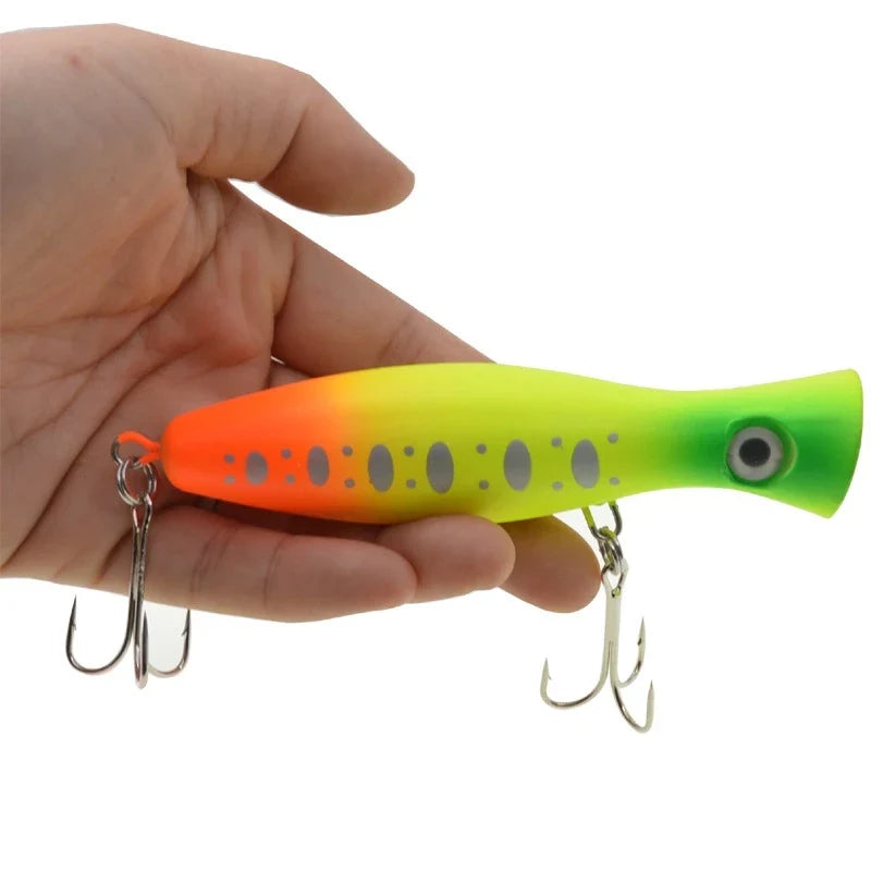 Lure popper 42g mata 3D terdapat rattle umpan popper killer BNS LP222