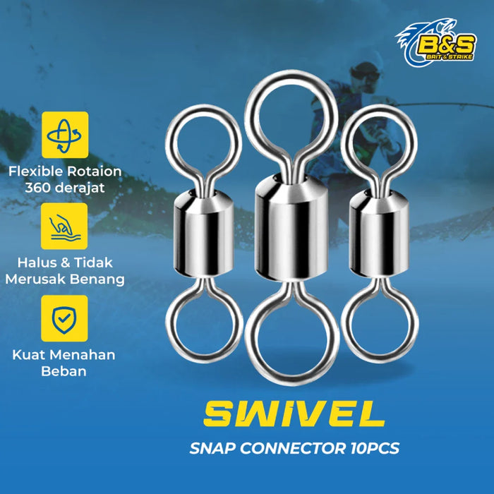 snap conector 10pcs SWIVEL001
