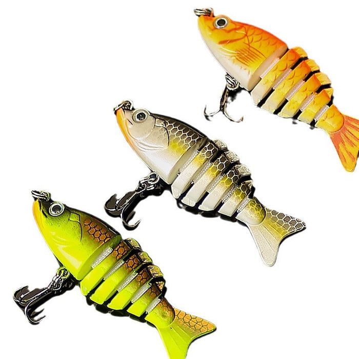 Jointed Minnow Wobbler Sinking 5g/6cm 6 Bagian - MN013