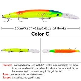 Proberos Minnow Floating DW1302 15cm 13g - MN062