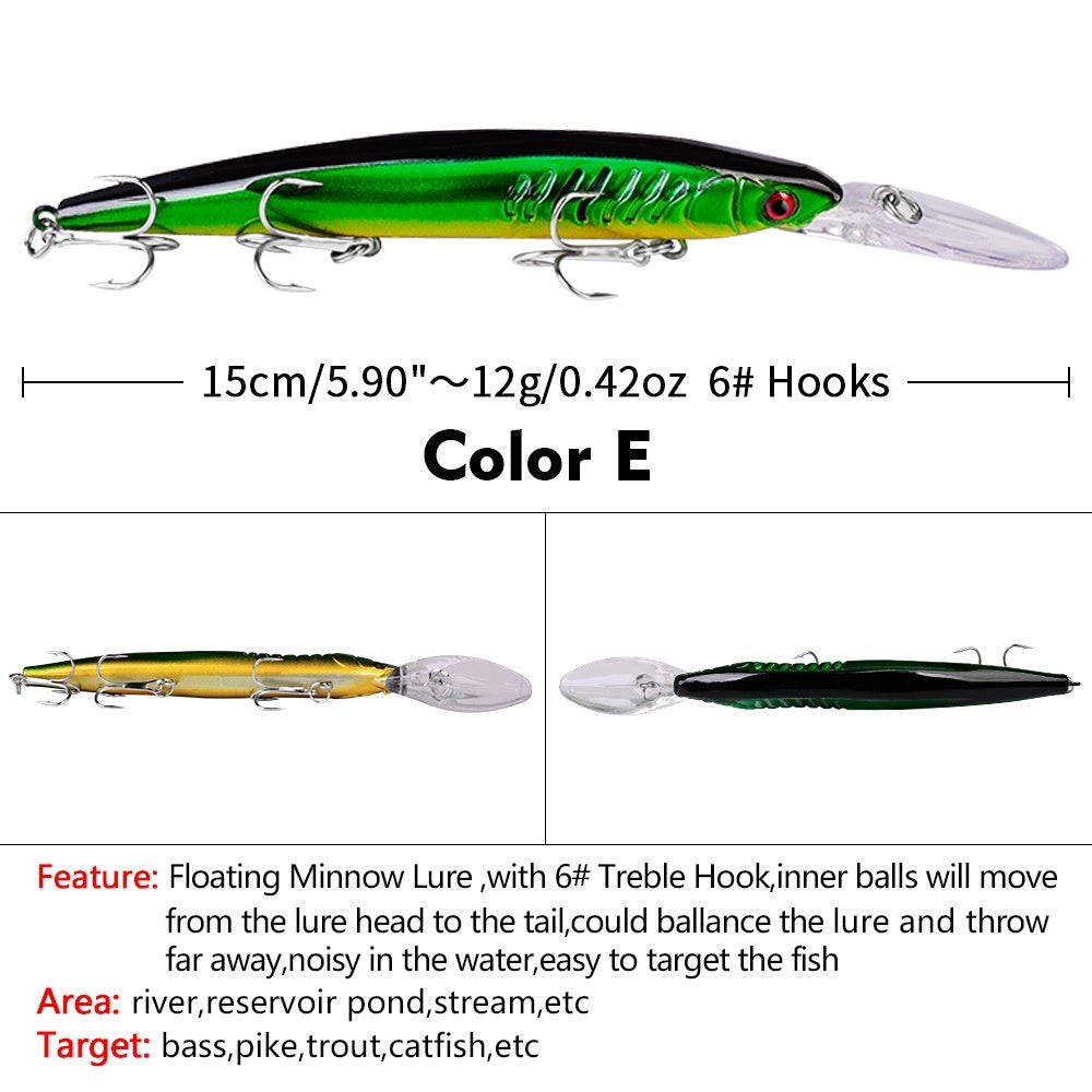 Proberos Minnow Floating DW1302 15cm 13g - MN062