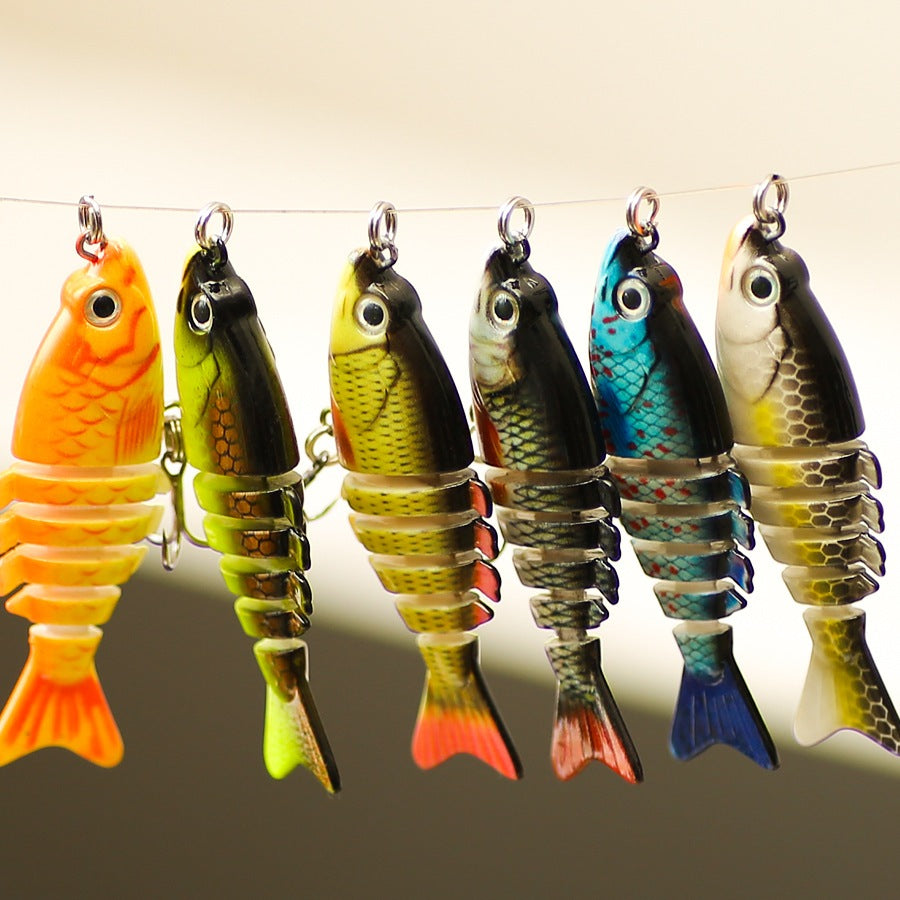 Jointed Minnow Wobbler Sinking 5g/6cm 6 Bagian - MN013
