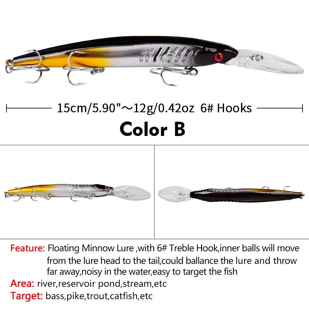 Proberos Minnow Floating DW1302 15cm 13g - MN062