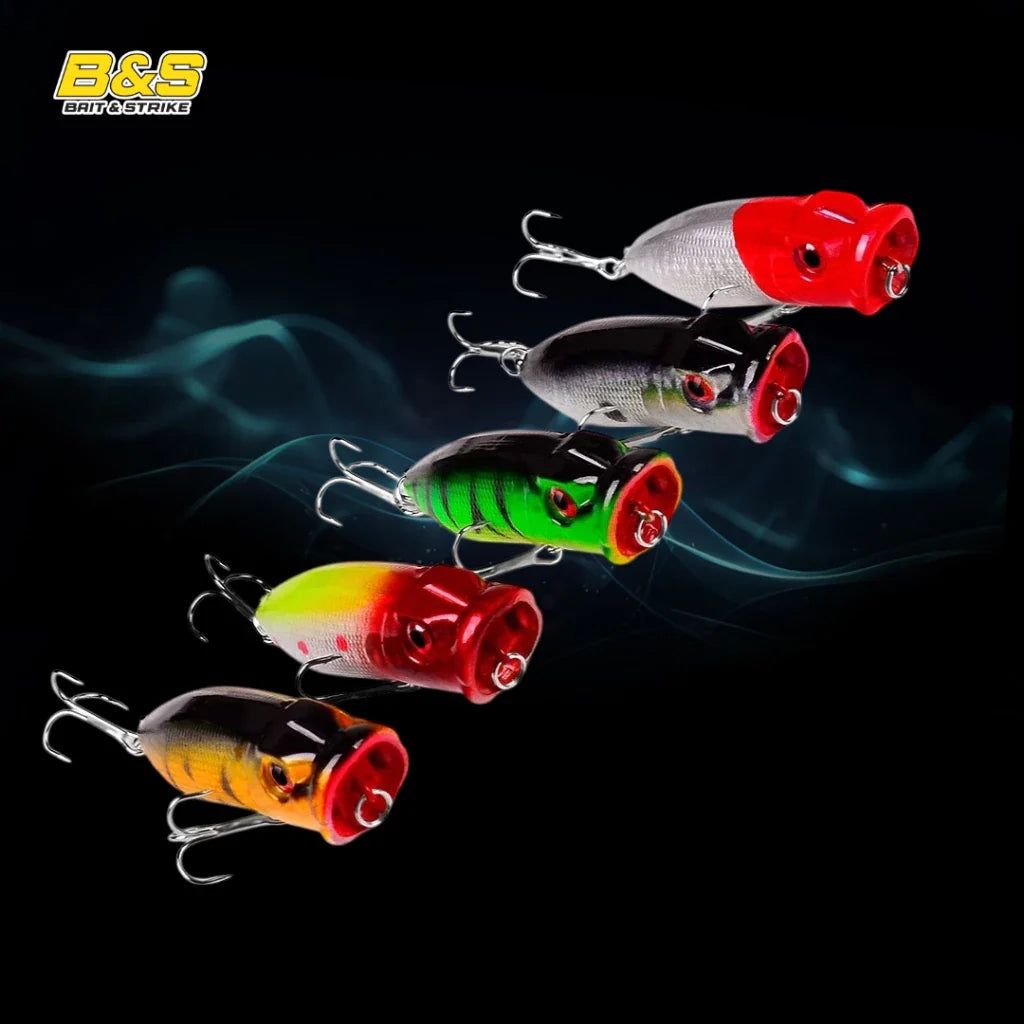 Proberos Umpan Pancing Lure Popper 11G / 7.3Cm Lure Floating LP002