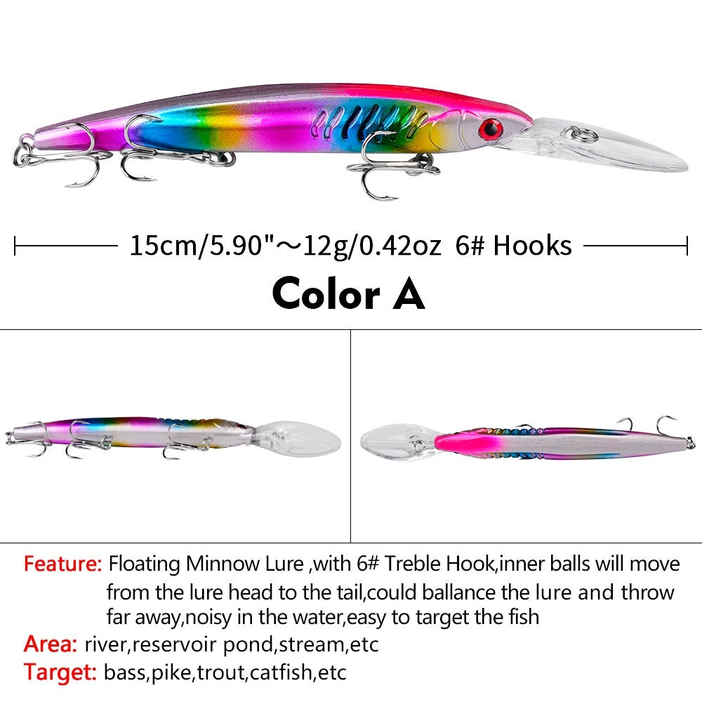 Proberos Minnow Floating DW1302 15cm 13g - MN062