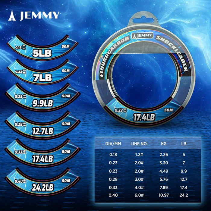 JEMMY Shockleader Flurocarbon 50M SP022