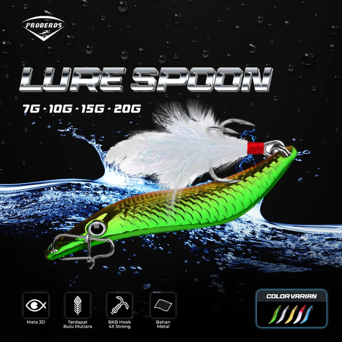 PROBEROS Umpan Pancing DW565 7G/10G/14G/20G Umpan Pancing Bentuk S MJ112