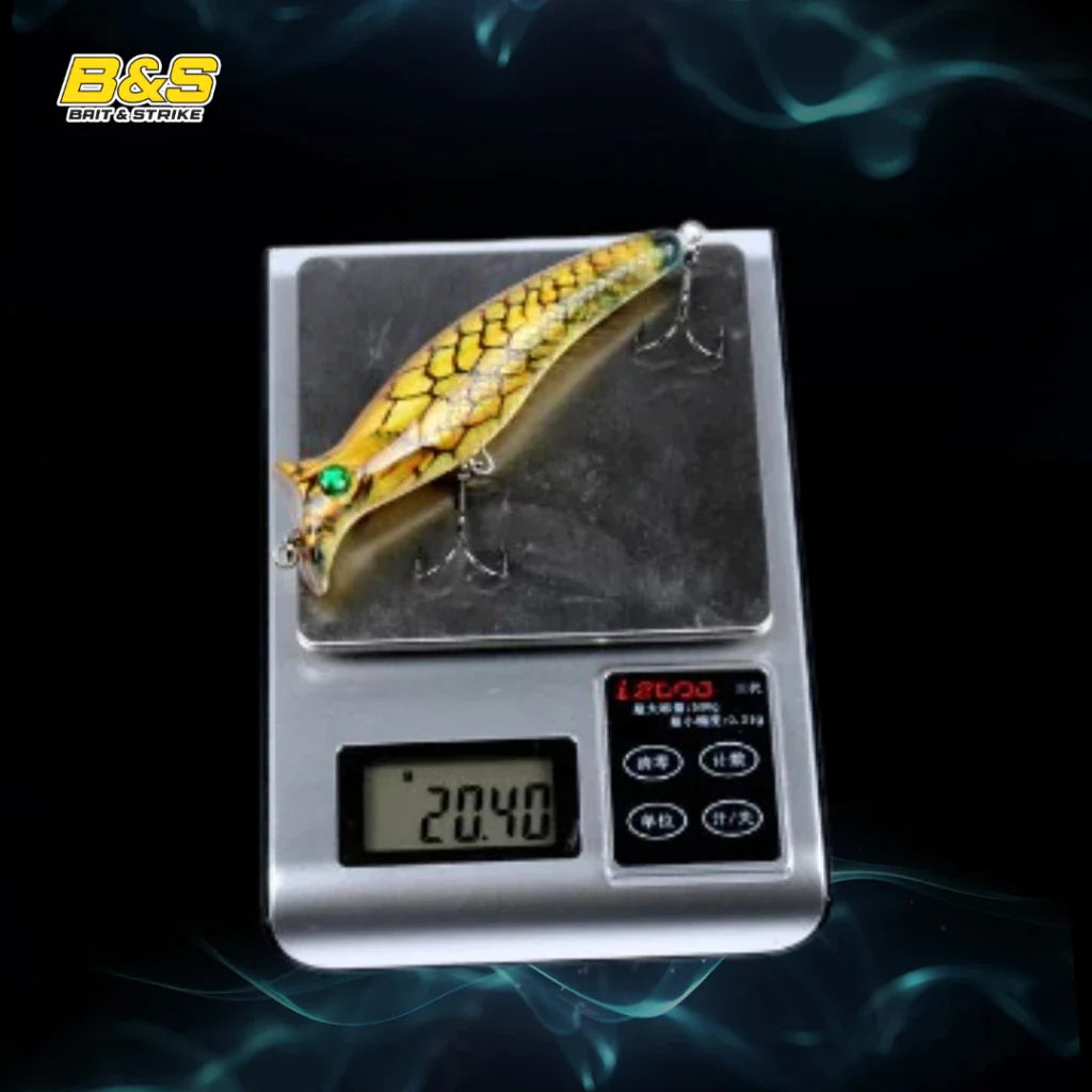 Umpan Pancing Lure Popper 12.4cm / 20.4g luya Umpan Keras LB68 LP093-F