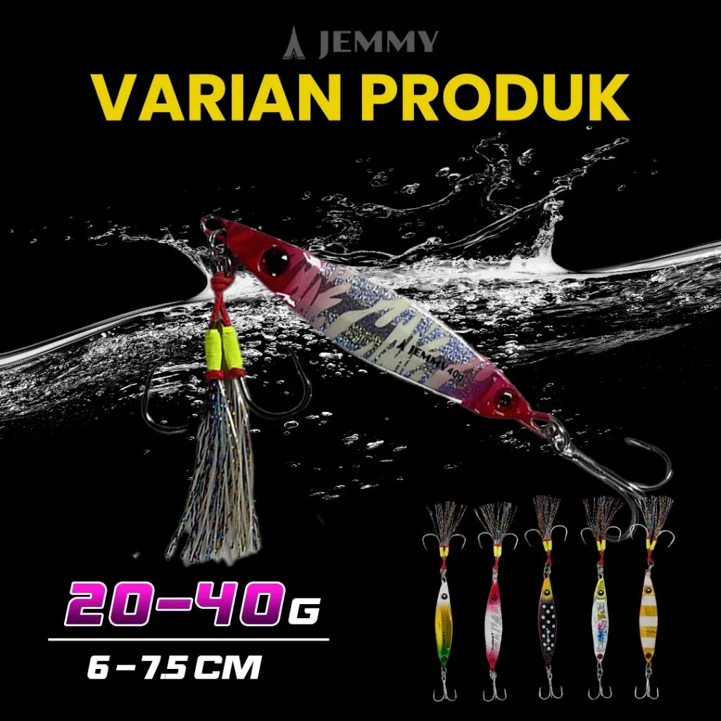 METAL JIG 3D PRINTING GID 20G/40G HOOK SUPER STRONG MJ101