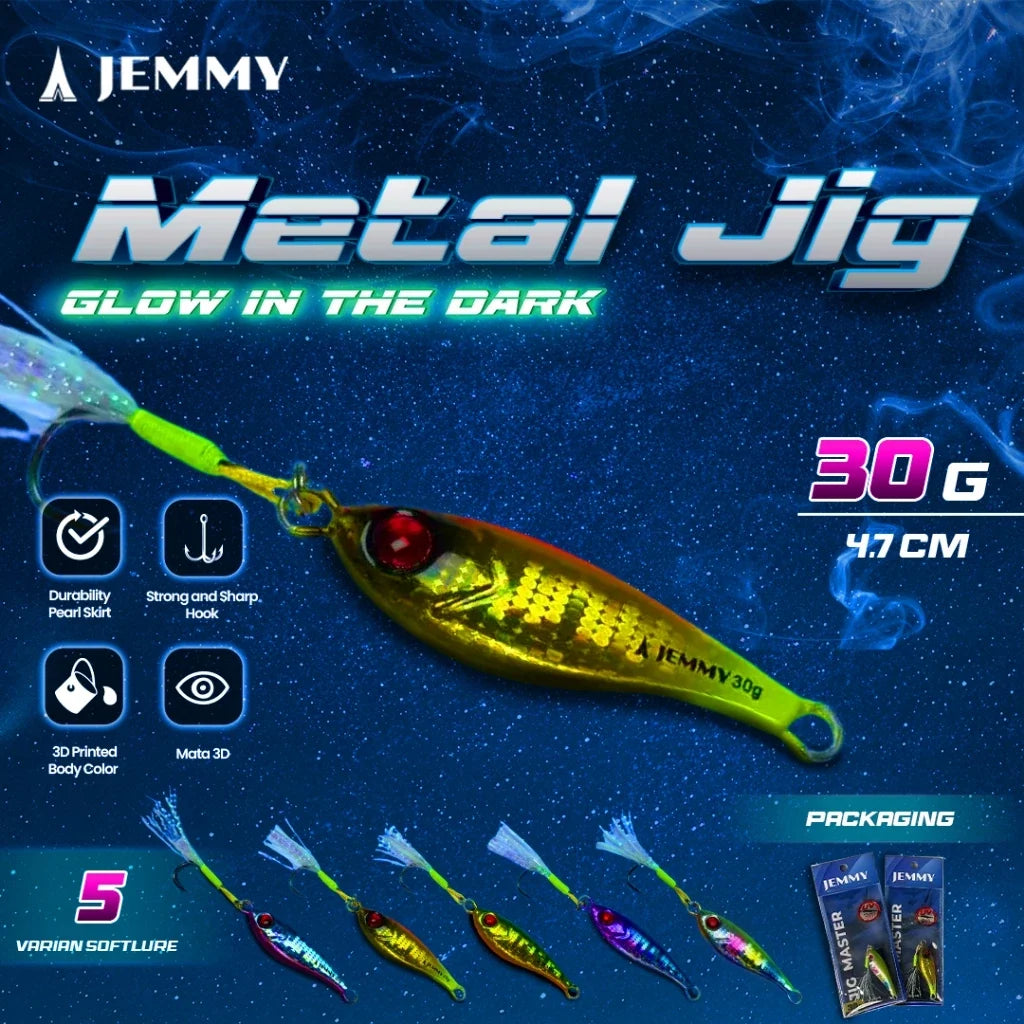 METAL JIG 3D PAINTING HOOK SUPER STRONG MJ100