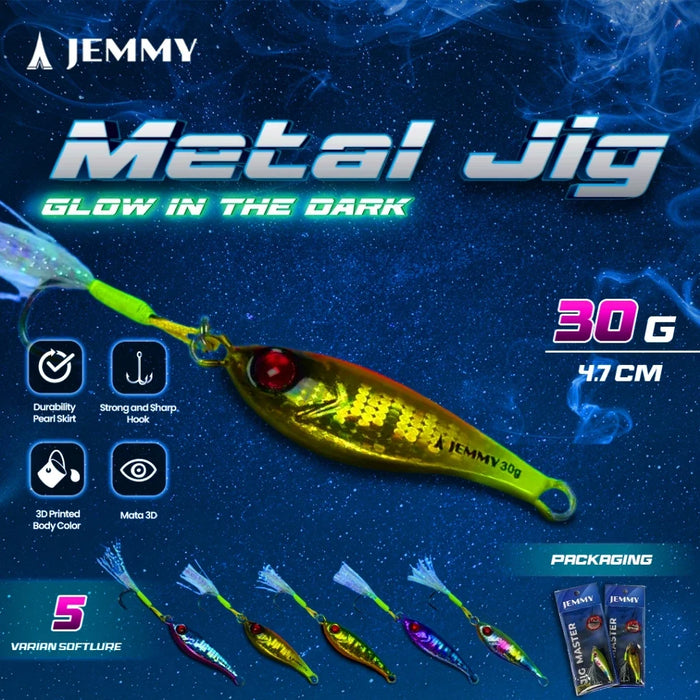 METAL JIG 3D PAINTING HOOK SUPER STRONG MJ100