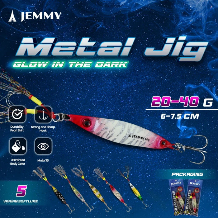 METAL JIG 3D PRINTING GID 20G/40G HOOK SUPER STRONG MJ101